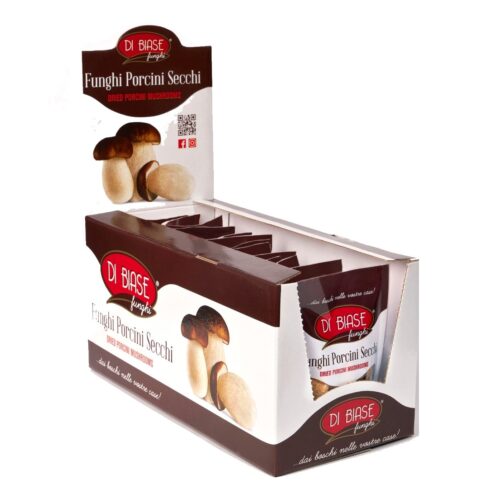 Szárított vargánya gomba display dobozban - Funghi Porcini Secchi con Espositore 10gr x24db Di Biase (590 ft/db)