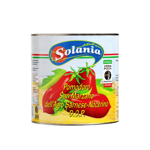 Hámozott Paradicsom Pelati San Marzano DOP 800gr Solania