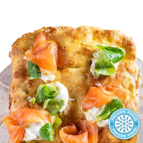 Fagyasztott Pizza in Pala alap SMALL, Félkészre Elősütött, 29x19x4 cm Szögletes, 32db x 280 gr - Habemus {Pala} (890 Ft/db)